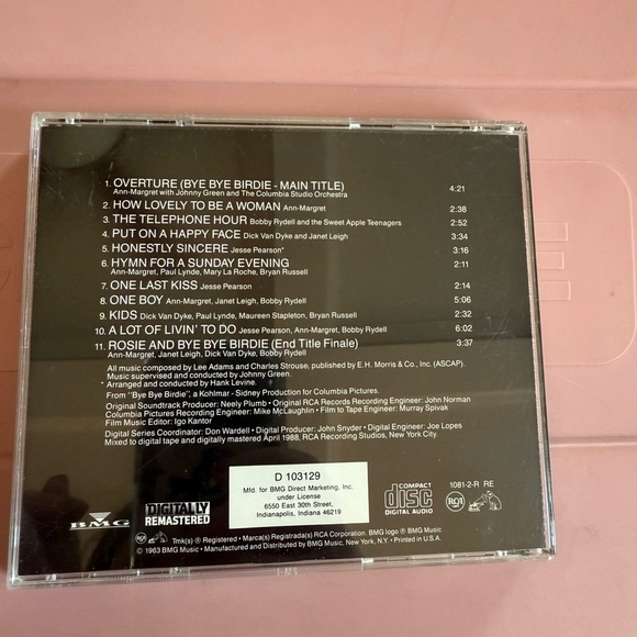 Bye Bye Birdie | Soundtrack | Vintage CD - Picture 3 of 3